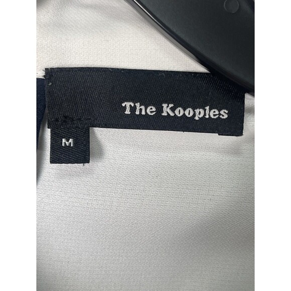 The Kooples Navy And White Collared Dress Sz Med - Picture 8 of 9